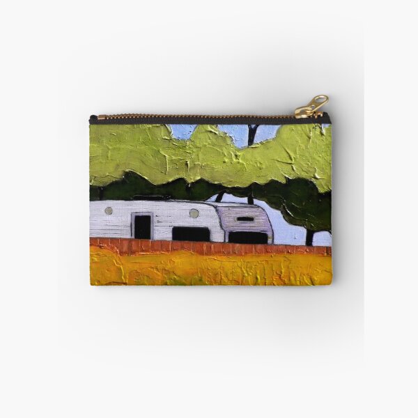 Item preview, Australian Backyard with Caravan designed and sold by Belinda "BillyLee" NYE (Printmaker).