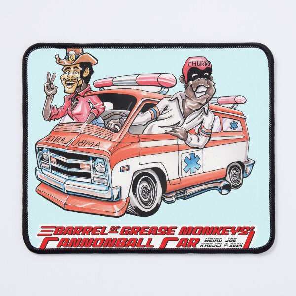 Item preview, Cannonball Ambulance Cartoon designed and sold by Joe5art.