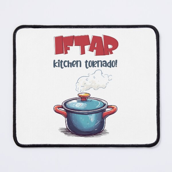 Item preview, Iftar Kitchen Tornado | Where Magic (and Mess) Happens- Funny Ramadan Kitchen Meme designed and sold by FUNqoosh.