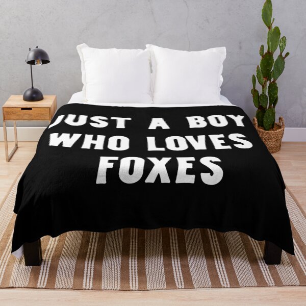 Item preview, Just A Boy Who Loves Foxes Funny Fox Lover designed and sold by RareBunny.