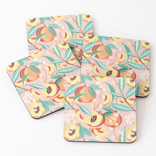 Item preview, Peach Season #botanical #pattern designed and sold by 83oranges.com.