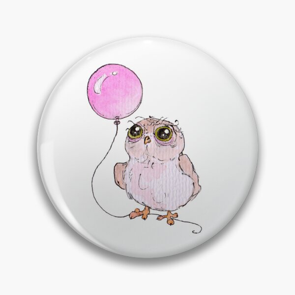 Item preview, Owl with Balloon designed and sold by inKseparable.