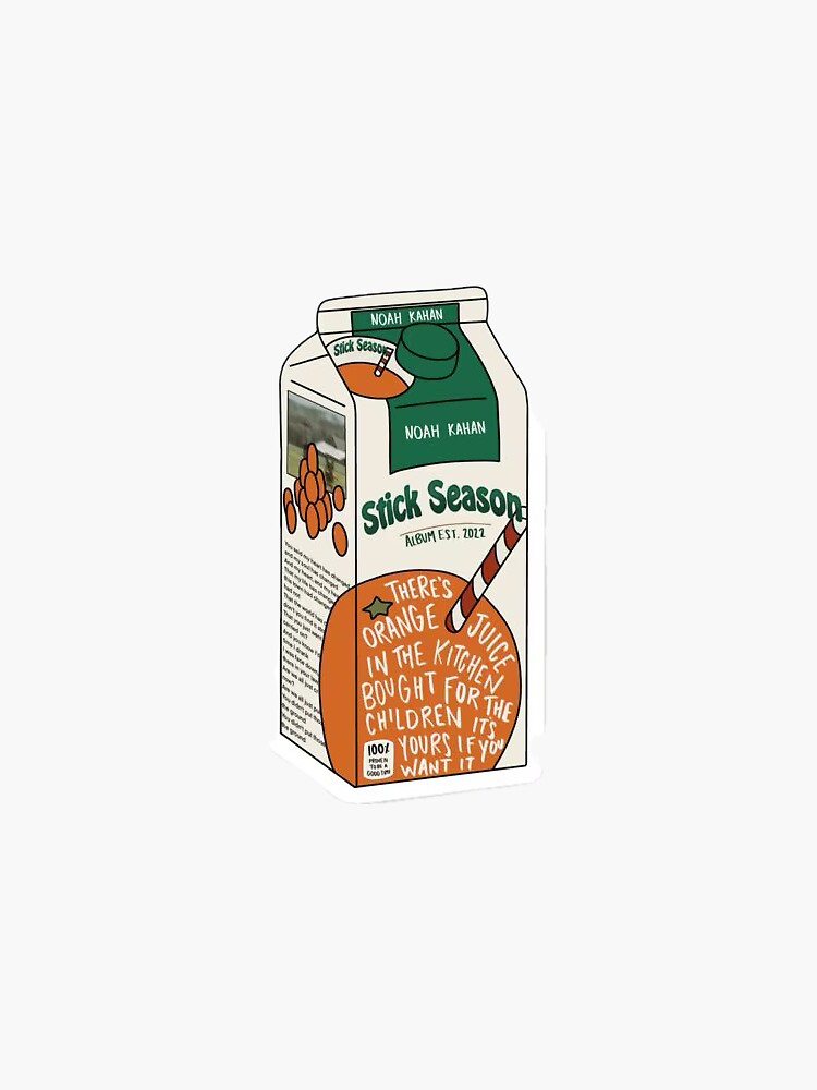 Stick Season Orange Juice | Sticker