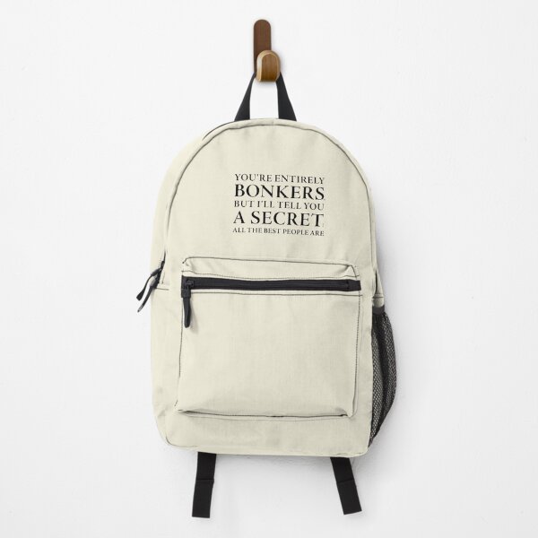 Item preview, Alice in Wonderland Quote - You're entirely bonkers - mad designed and sold by corbrand.