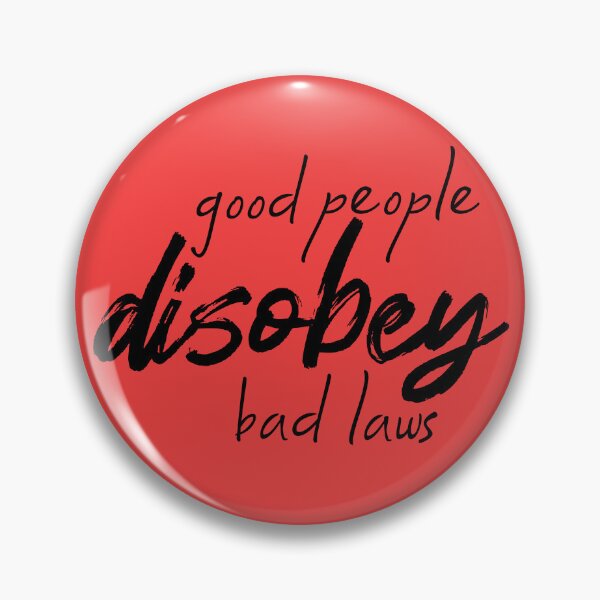 Item preview, Good People Disobey Bad Laws Anti Fascist Antifa Female Rage Anti Trump Resist Sign designed and sold by ichewsyou.