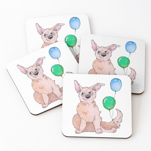 Item preview, Puppy Dog with Balloons designed and sold by inKseparable.