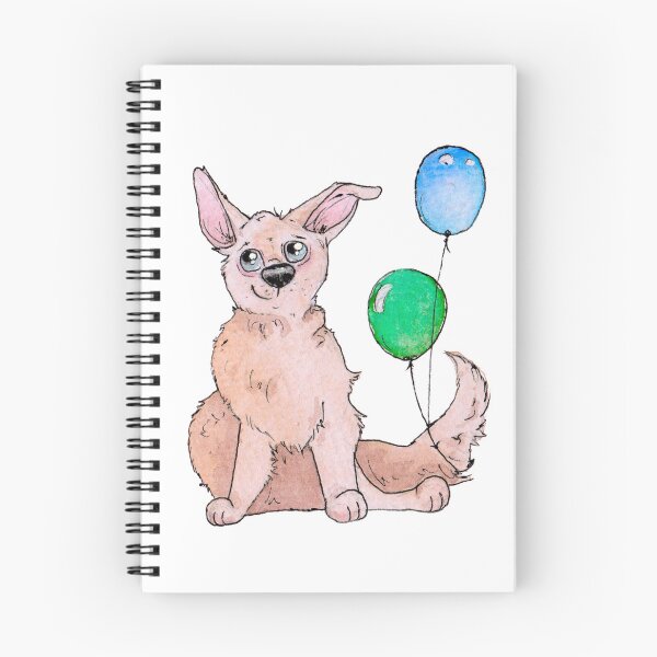 Item preview, Cachorro con globos designed and sold by inKseparable.