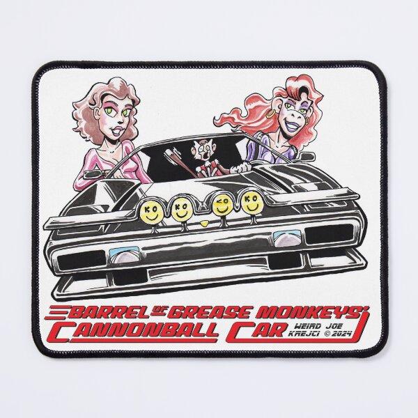 Item preview, Cannonball Italian car cartoon designed and sold by Joe5art.
