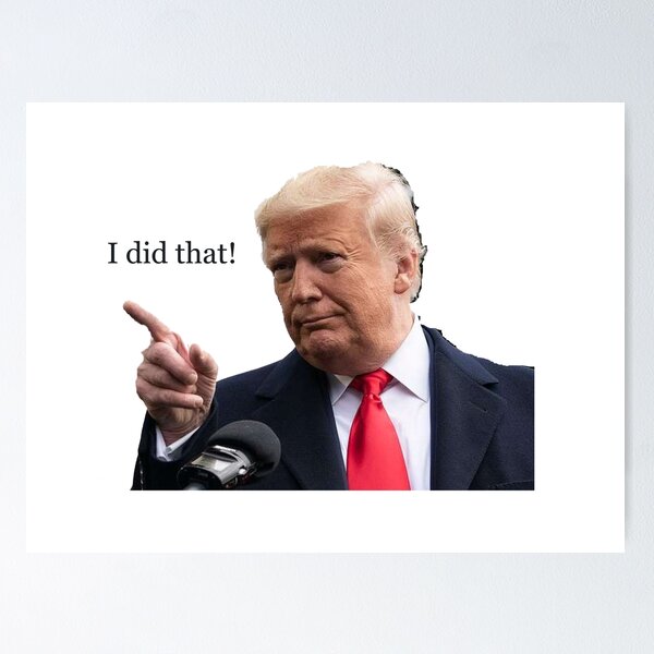 Item preview, Trump I did That sticker designed and sold by AlGore2024.