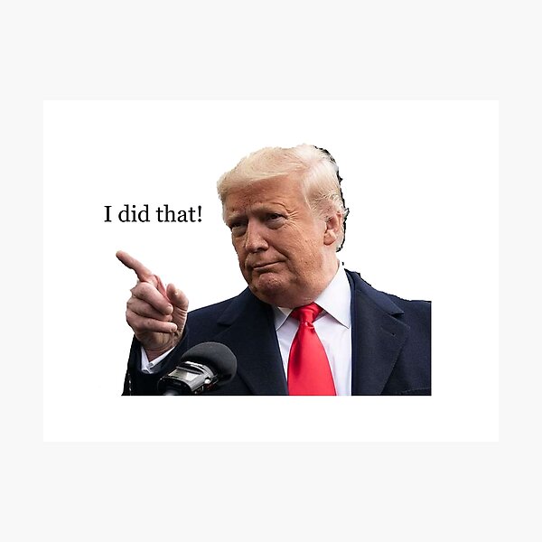 Item preview, Trump I did That sticker designed and sold by AlGore2024.