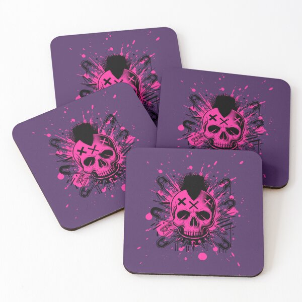 Item preview, Punk Skull With Splatter designed and sold by UNK-Fatigues.