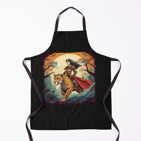 Item preview, Warrior Princess with Leopard designed and sold by Niko Pantele.