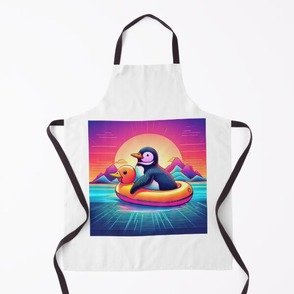Item preview, Penguin in a Duck Pool Float designed and sold by Niko Pantele.