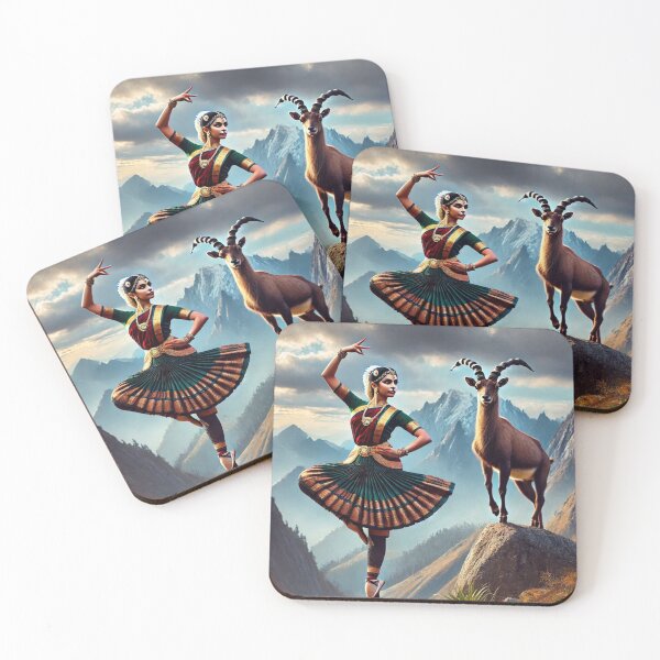 Item preview, Dancing woman on hilltop designed and sold by kharatsuchita.