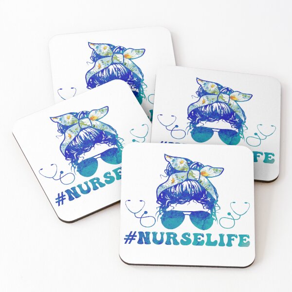 Artikelvorschau, #NurseLife Messy Bun entworfen und verkauft von Jenn Graham.