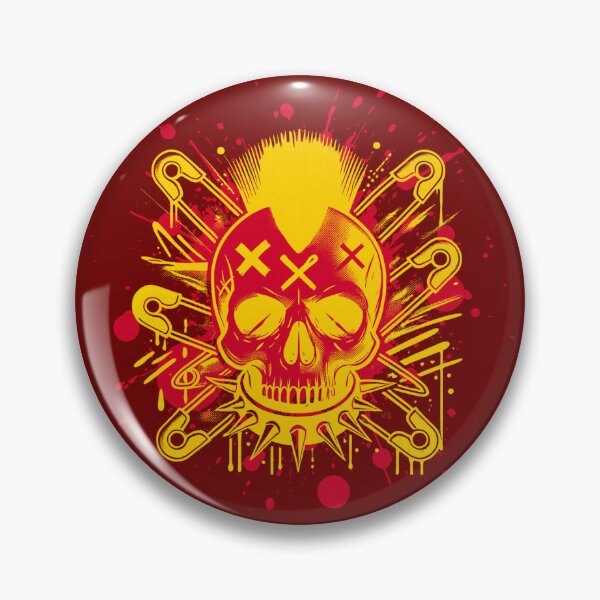 Item preview, Punk Skull With Splatter designed and sold by UNK-Fatigues.