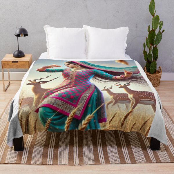 Item preview, Bhangda Dance Woman designed and sold by kharatsuchita.