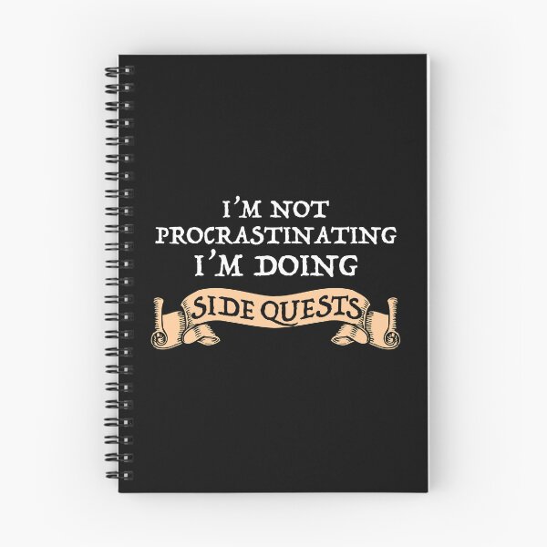 Item preview, I'm Not Procrastinating - I'm Doing Side Quests designed and sold by Cat Lady Designs.