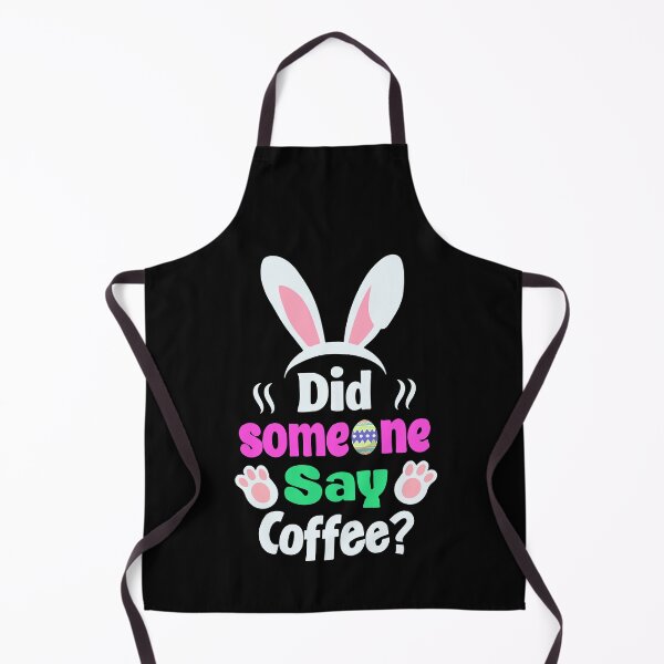Item preview, Did Someone Say Coffee? Bunny Easter Humor designed and sold by HandicraftArt.