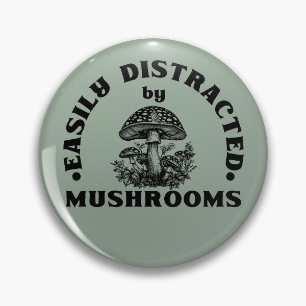 Item preview, Easily Distracted by Mushrooms - Light Version designed and sold by Mirror Shift.