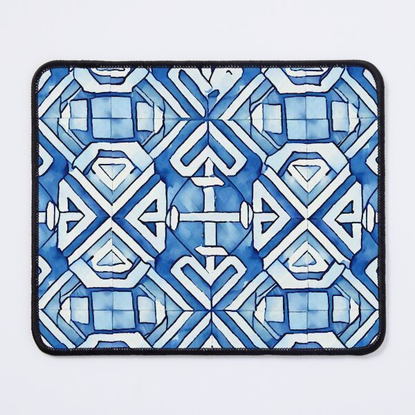 Item preview, Blue Painted Tiles designed and sold by ViaARTfactory.