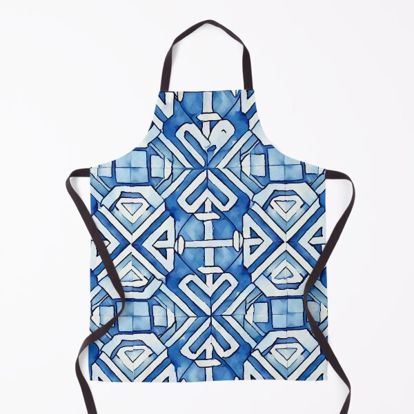 Item preview, Blue Painted Tiles designed and sold by ViaARTfactory.