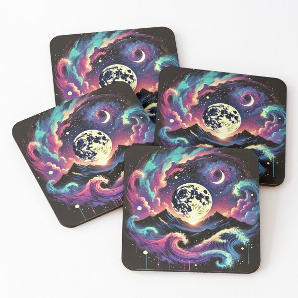 Item preview, "Abstract Cosmic Mountain Fusion" designed and sold by MZCREATIONS144.