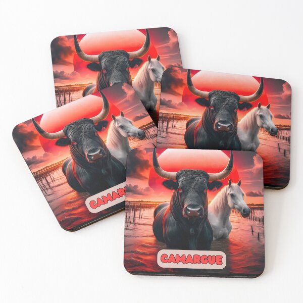Item preview, Camargue Wild Bull and Horse designed and sold by Astralia.