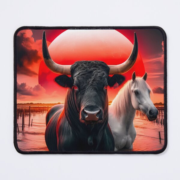 Item preview, Camargue Wild Bull and Horse designed and sold by Astralia.