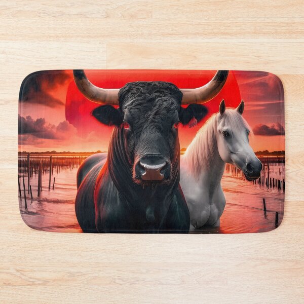 Item preview, Camargue Wild Bull and Horse designed and sold by Astralia.