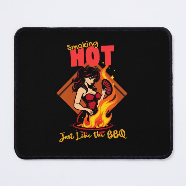 Item preview, Smoking HOT Just like the BBQ - Cute anime Babe! designed and sold by Designs-Labs.