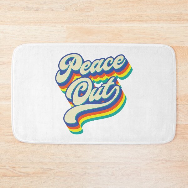 Item preview, Peace Out - Typography  designed and sold by Whimsical  Thinker.