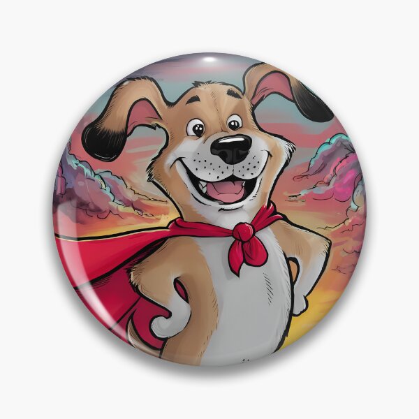 Item preview, A Superhero Dog | Heroic Pet Design | Funny Dog Lover Art | Canine Hero Adventures | Bold and Playful Typography designed and sold by PaintedPixels01.