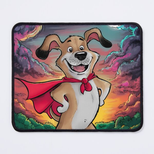 Item preview, A Superhero Dog | Heroic Pet Design | Funny Dog Lover Art | Canine Hero Adventures | Bold and Playful Typography designed and sold by PaintedPixels01.