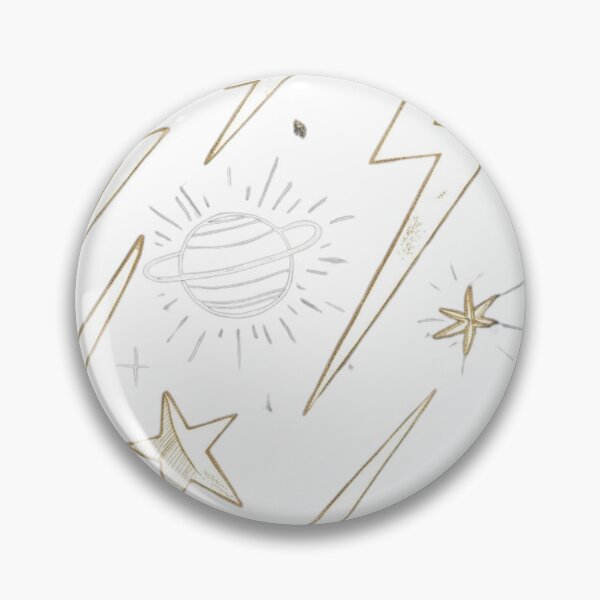 Item preview, Gold and White Cosmic Grunge Pattern designed and sold by LOLThreads.