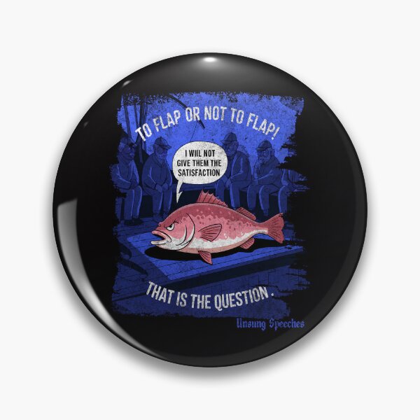 Item preview, Angry Dignifed Fish Defiant designed and sold by CoolCrazyQuirky.