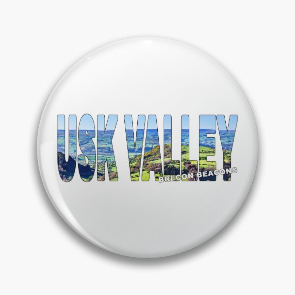 Item preview, USK VALLEY Brecon Beacons - Vale of Usk Wales Stunning Views designed and sold by Adam Gormley.