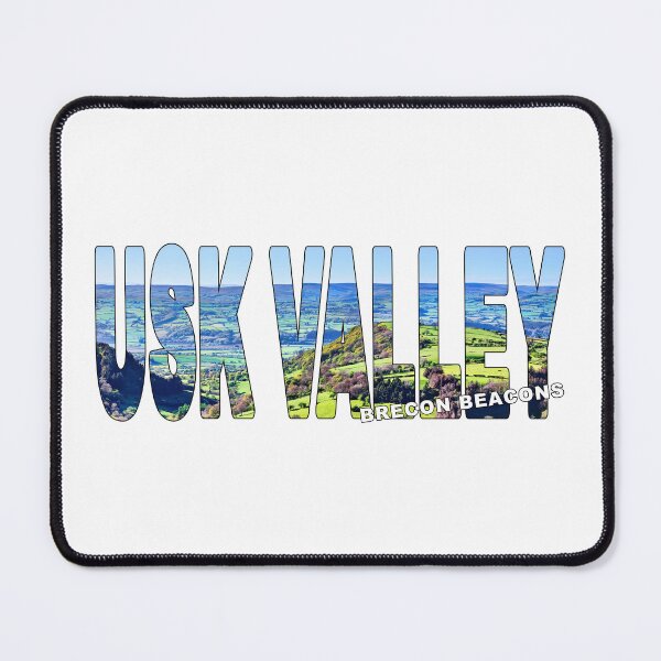 Item preview, USK VALLEY Brecon Beacons - Vale of Usk Wales Stunning Views designed and sold by Adam Gormley.