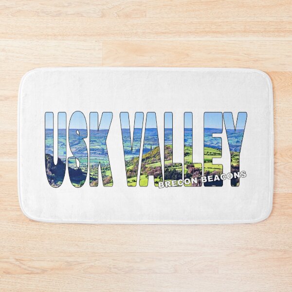 Item preview, USK VALLEY Brecon Beacons - Vale of Usk Wales Stunning Views designed and sold by Adam Gormley.