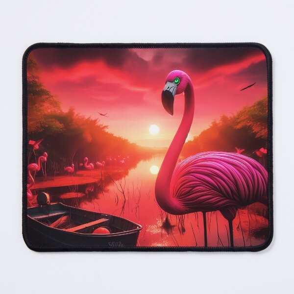 Item preview, Camargue Flamingos Shine at Sunset designed and sold by Astralia.