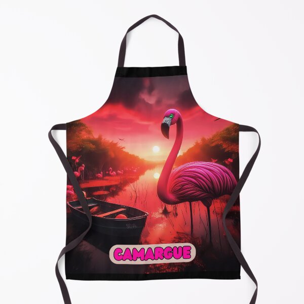 Item preview, Camargue Flamingos Shine at Sunset designed and sold by Astralia.