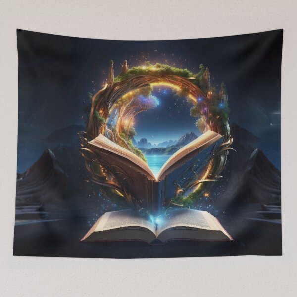 Item preview, Unlock the Magic Within: Enchanting Open Book Design Merchandise designed and sold by LaLi-Designs.