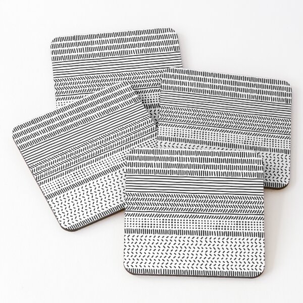 Item preview, BOHO geometric striped seamless patterns designed and sold by mayankdozdesign.