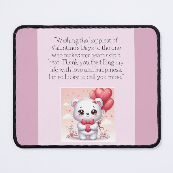 Item preview, Happiest of valentine designed and sold by quotefactory.