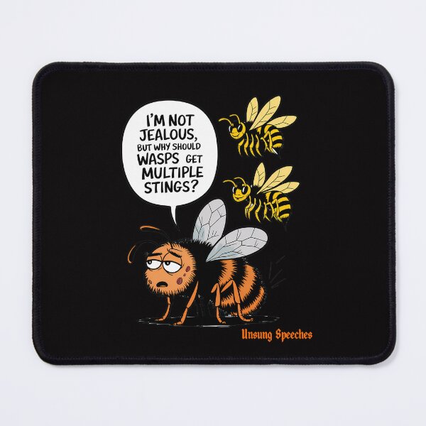 Item preview, Bee vs Wasp final sting designed and sold by CoolCrazyQuirky.