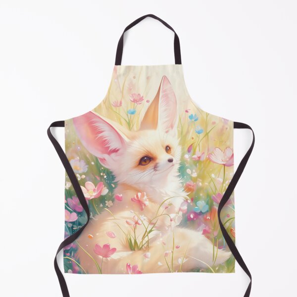 Item preview, Fennec Fox Resting in a Blooming Meadow designed and sold by AshiraCreations.