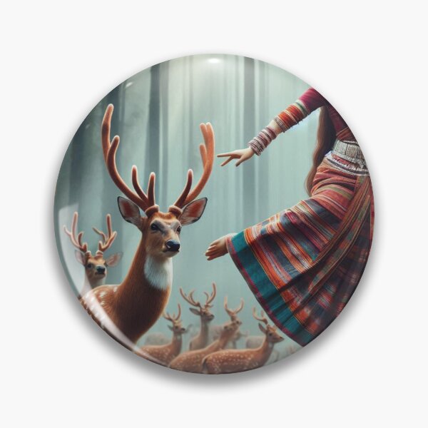 Item preview, Dancing woman in forest designed and sold by kharatsuchita.