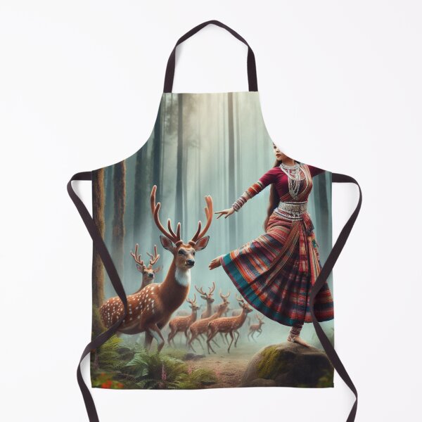Item preview, Dancing woman in forest designed and sold by kharatsuchita.