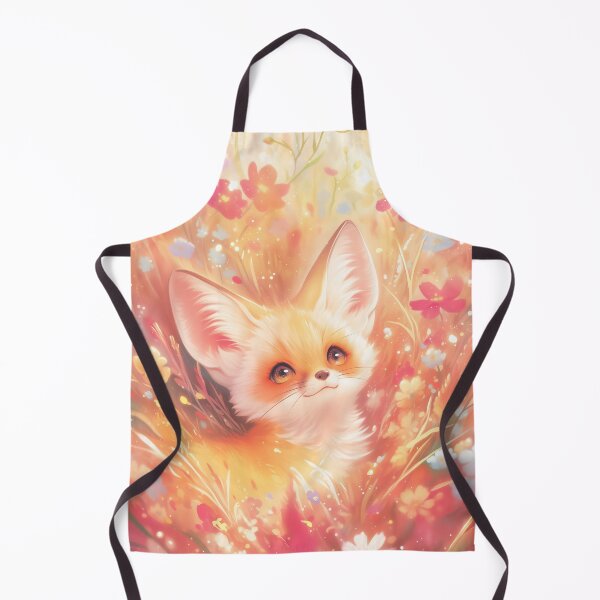 Item preview, Fennec Fox Surrounded by Sunset Blossoms designed and sold by AshiraCreations.