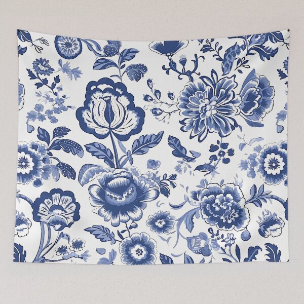 Item preview, Blue Flowers designed and sold by ViaARTfactory.